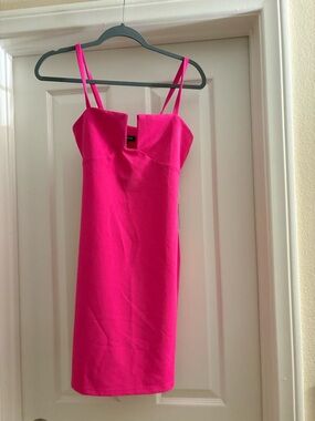 Express | Dresses | Express Pink And Orange Floral Mini Dress | Poshmark